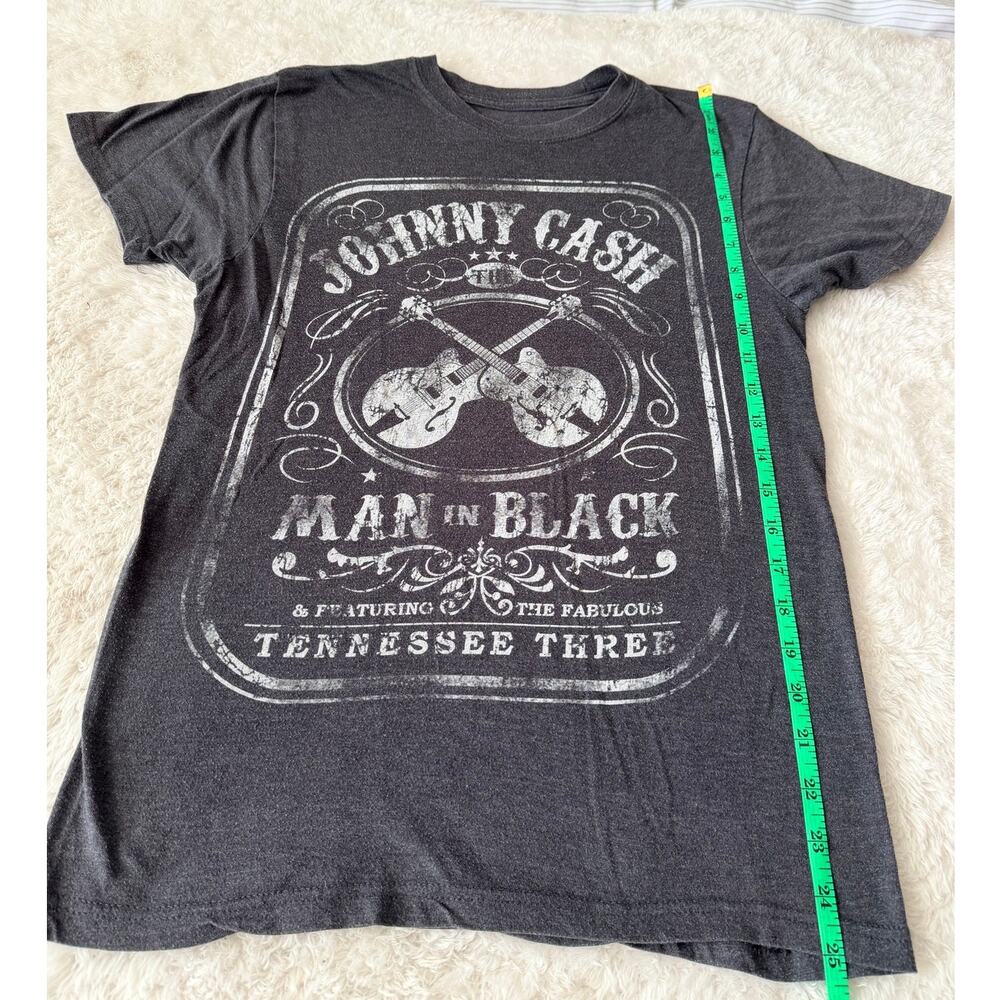 Johnny Cash Man in Black Tennessee Three Graphic Tee Small Charcoal - Picture 2 of 6
